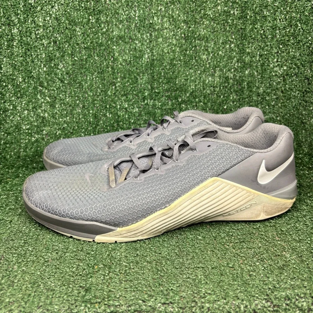 Nike Metcon 5 AQ1189-091 Mesh Training Cross-Training Athletic Grey Mens Size 14